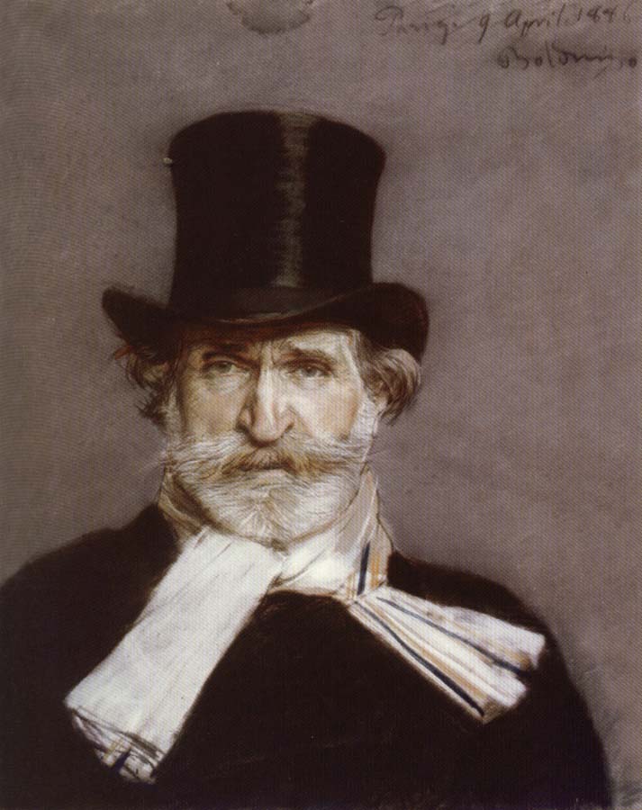 Portrait of Giuseppe Verdi